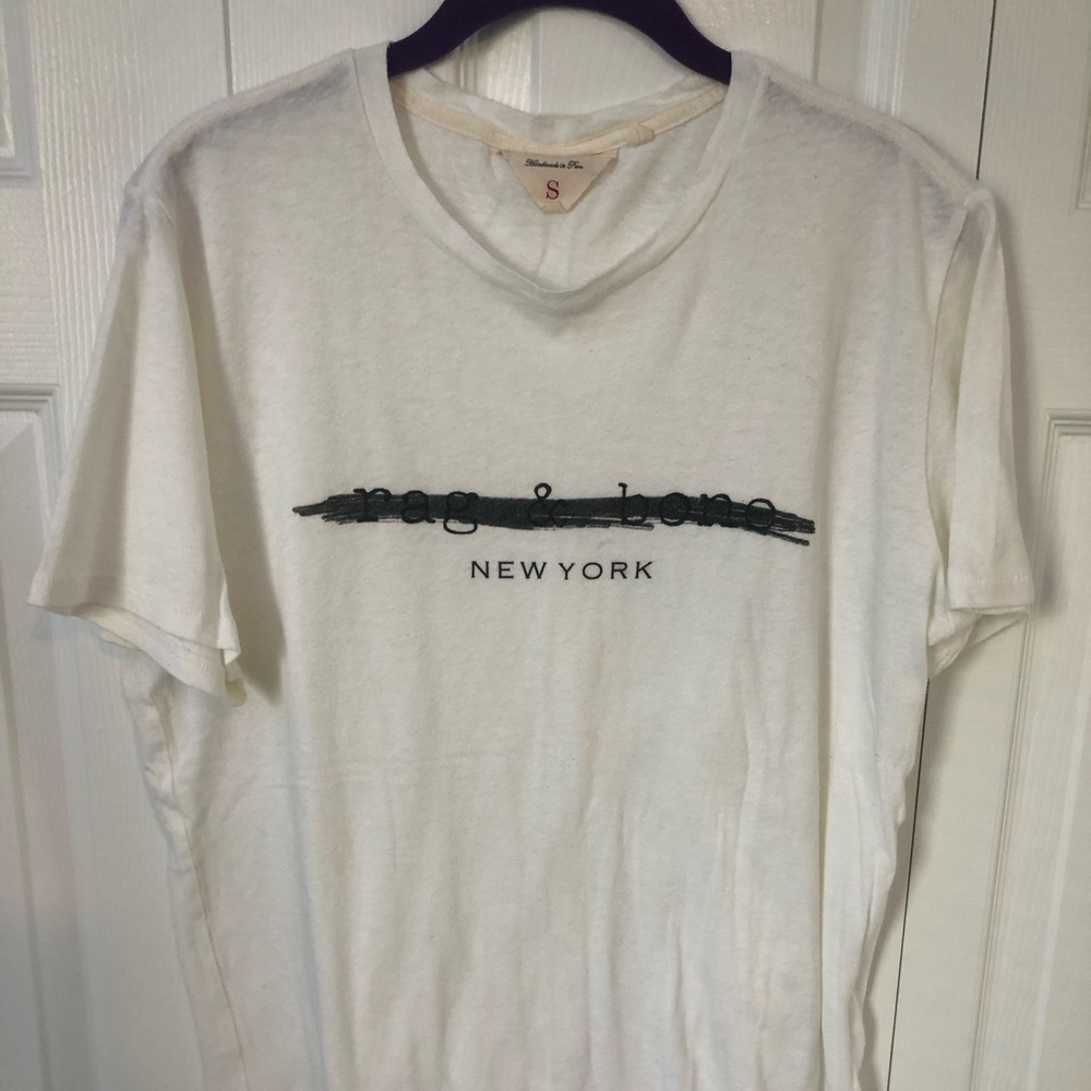 Rag & Bone New York Logo Tee
